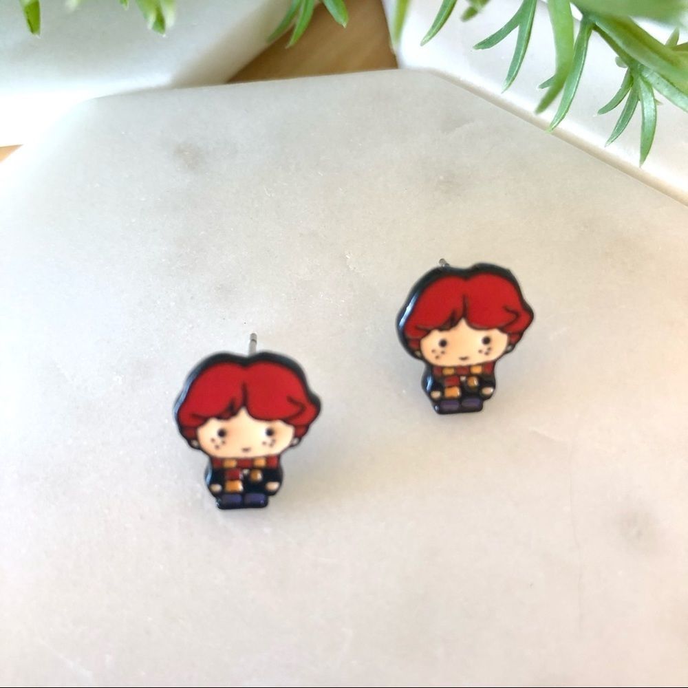 New! Harry Potter Hogwarts Acrylic Stud Earrings - Picture 9 of 14